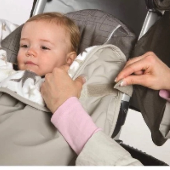 {sootheTIME} Snuggler weather Resistant Stroller cover Blanket Black baby - Picture 3 of 9